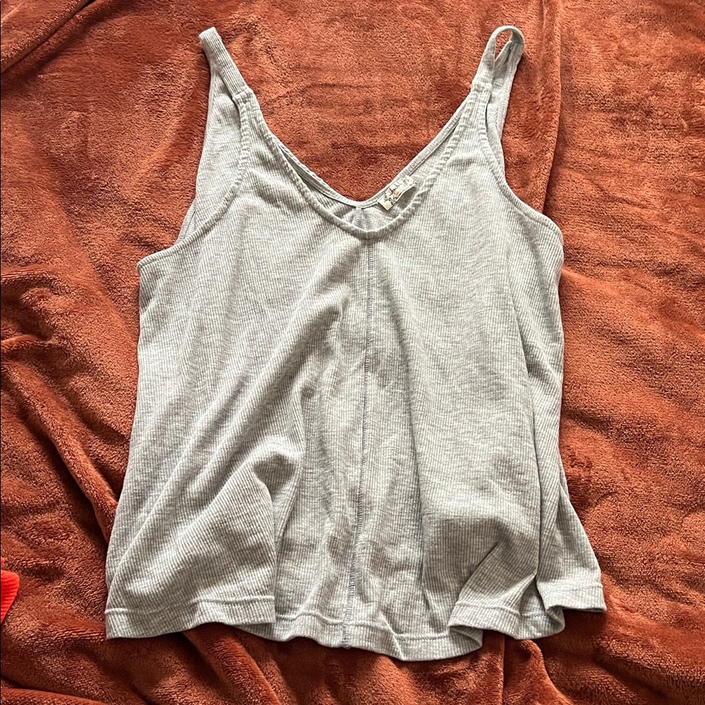 Gray Free People Dani Tank